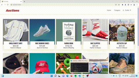 Online Auction Platform