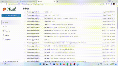 Mail Service Web App