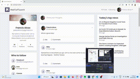 Social Networking Web App